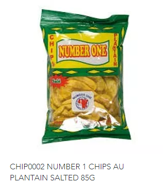 CHIPS -PLANTAIN BANANE SALTED